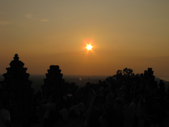 Sonnenuntergang auf dem Phnom Bakeng