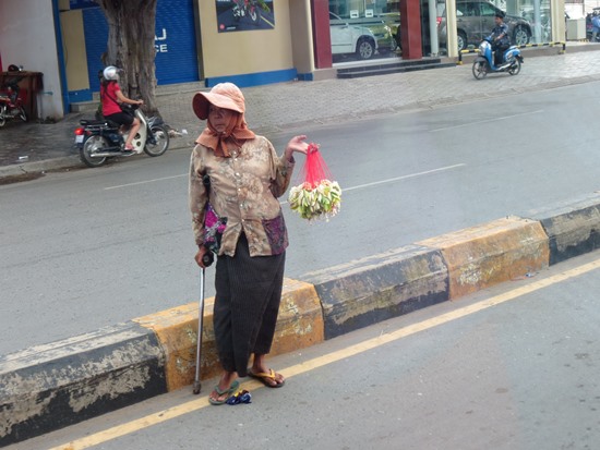 Straßenhändler in Phnom Penh