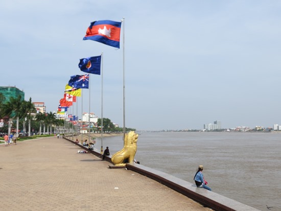 Uferpromenade am Tonle Sap