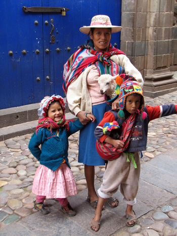 peruanische Familie
